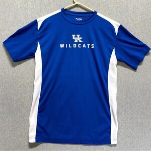 Pro Edge Kentucky Wildcats Football Team Shirt Men Medium Blue White Mesh Detail